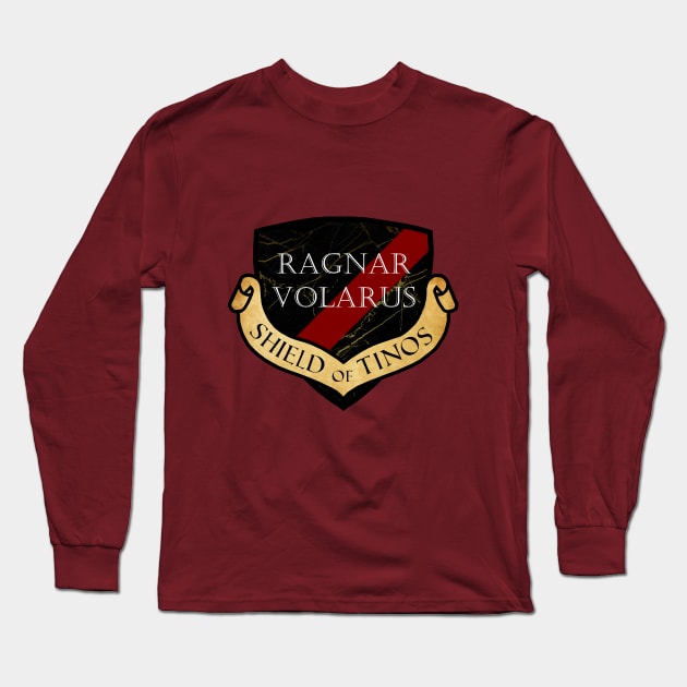 Ragnar Volarus: Shield of Tinos Long Sleeve T-Shirt by A Nerd Grows in Brooklyn